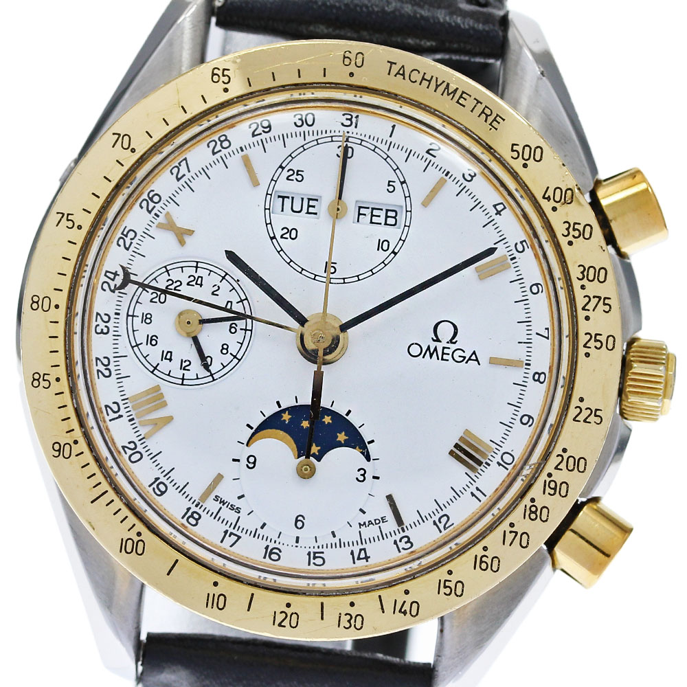 オメガ OMEGA 3336.20 スピードマスター トリプルカレンダー ムーンフェイズ 自動巻き メンズ _824944【中古】