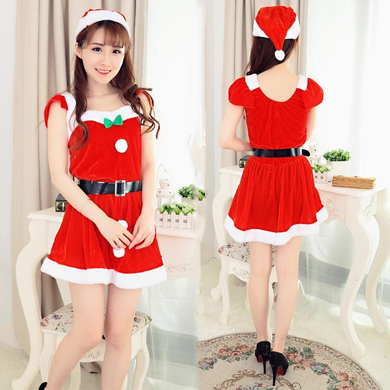 激安販売！クリスマス衣装 可愛い 変装 制服 サンタクロース レディース パーティー コスプレ バニーガール コスプレ サンタ衣装 クリスマス コスチューム サンタ服