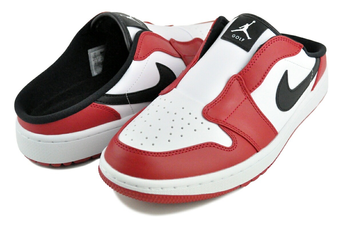 エアジョーダン 1 ミュール ゴルフ ホワイト ブラック バーシティレッド fj1214-101 19,709円