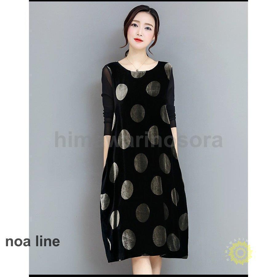 ワンピース5０代婦人服チュニック丈 ワンピース レディース春物 スリムお呼ばれワンピースフォーマルワンピース夏秋用大きいサイズ 30 代/40代 /XXXL