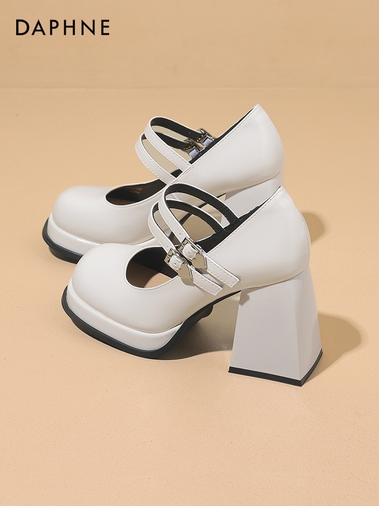 ダフネ メリージェーン シューズ 厚底ヒール プラットフォーム ハイヒール 2024 春秋新作 超ハイ厚底靴 ロリータ靴 8,395円