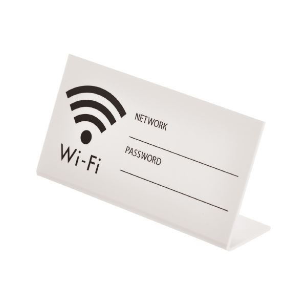 （まとめ）光 卓上プレート UP102-22 WiFi 白[x5セット]その他