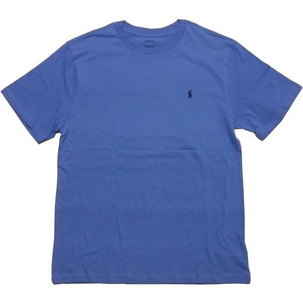 POLO Ralph Laurenボーイズサイズ 半袖 ワンポイント Tシャツ ブルー boys PR2-184