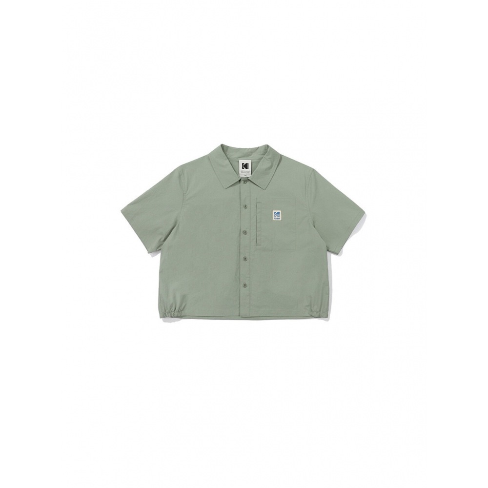 コダックアパレルクロマブリーズショートスリーブジャケット女性用カーキ