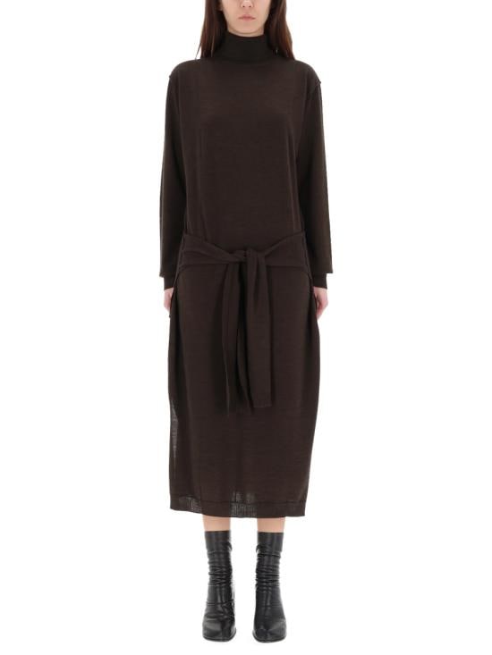 LEMAIRE Women Dresses DR1082 LK087BR397 BROWN