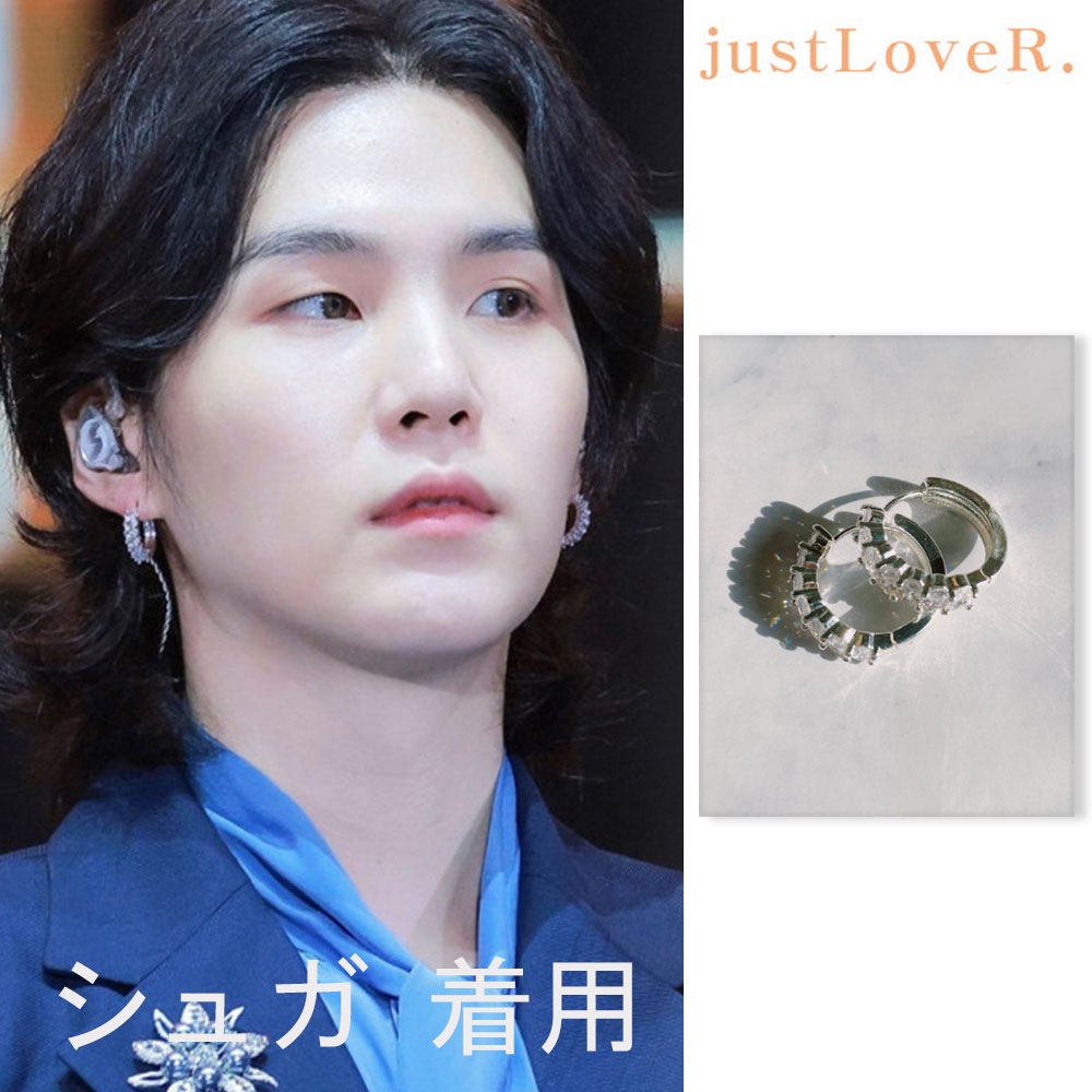 [just LoveR.] BTS シュガー 着用 Horizon Earrings