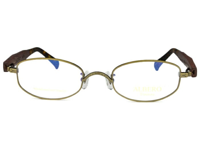 アルベロ ALBERO ab-704 c.agp アンティークゴールド メガネ 眼鏡 伊達 老眼鏡 遠近両用