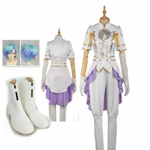 【本日限り激安SALE】コスプレ衣装　うたのプリンスさまっ マジloveレジェンドスター　うたプリ4期　美風藍　ウィッグ 靴