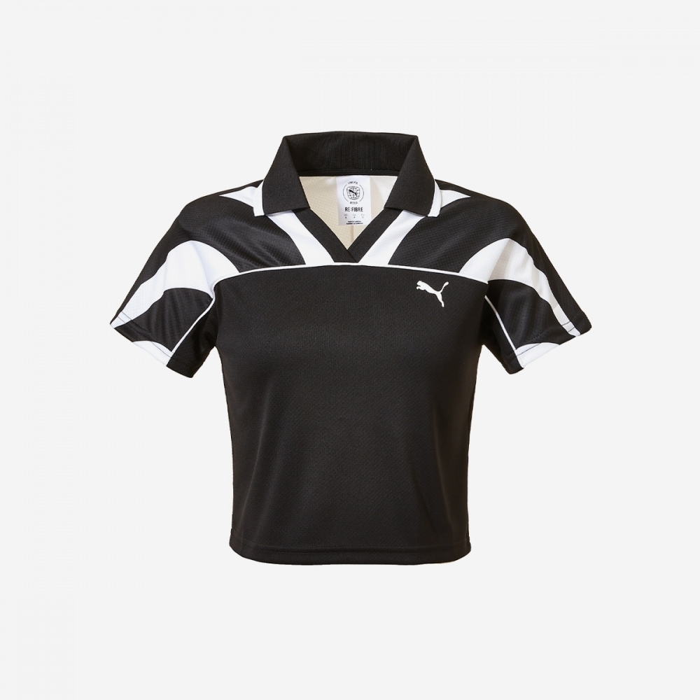 プーマフットボールジャージーベビーTシャツ PKI62978301-PUMA ブラック-プーマホワイト