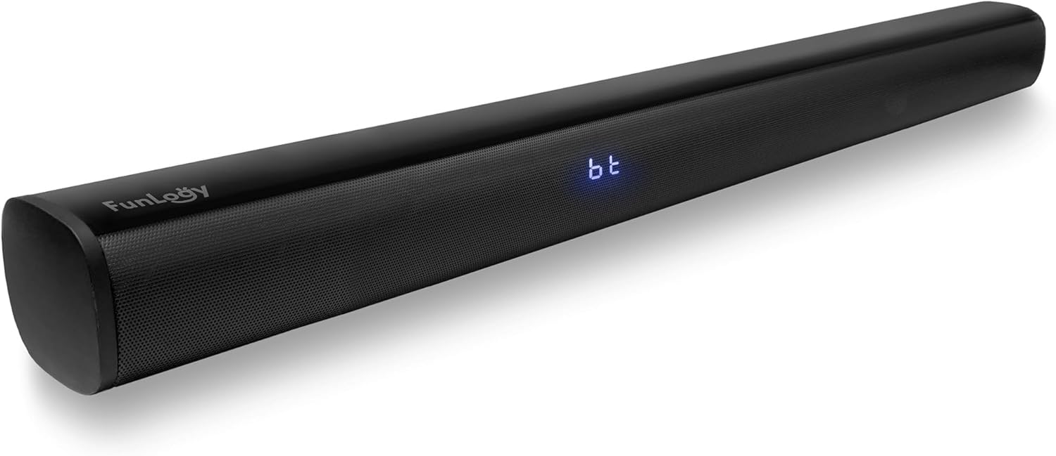 FUNLOGY SOUND3（スピーカー/サウンドバー）【VGP2023受賞 / 2.1ch / 総合80W / Bluetooth対応/ワイヤレス/テレビ用/スマホ/ホームシアター/光デジタル