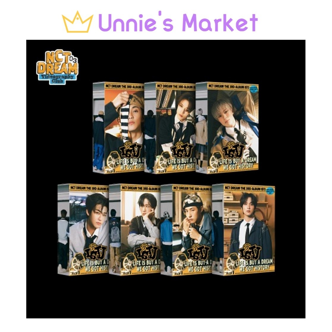 [SET] NCT DREAM - ISTJ 7DREAM QR Ver. Album + Free Photocard(fan-made) 1EA