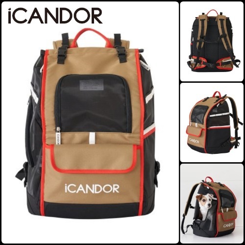JIGE BAG ペット リュック ビビットカラー M/Lサイズ展開