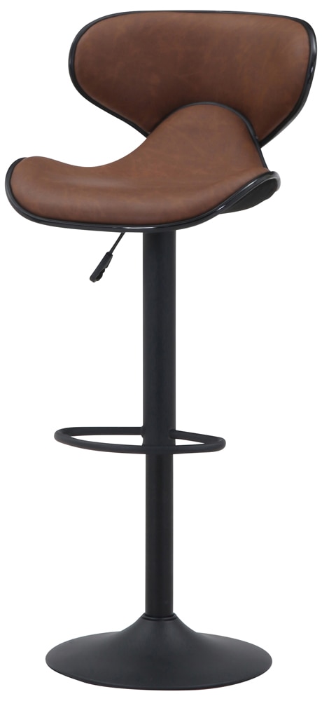 不二貿易 15394 カウンターチェアシェル ビンテージ（ブラウン） 15394フジボウエキ