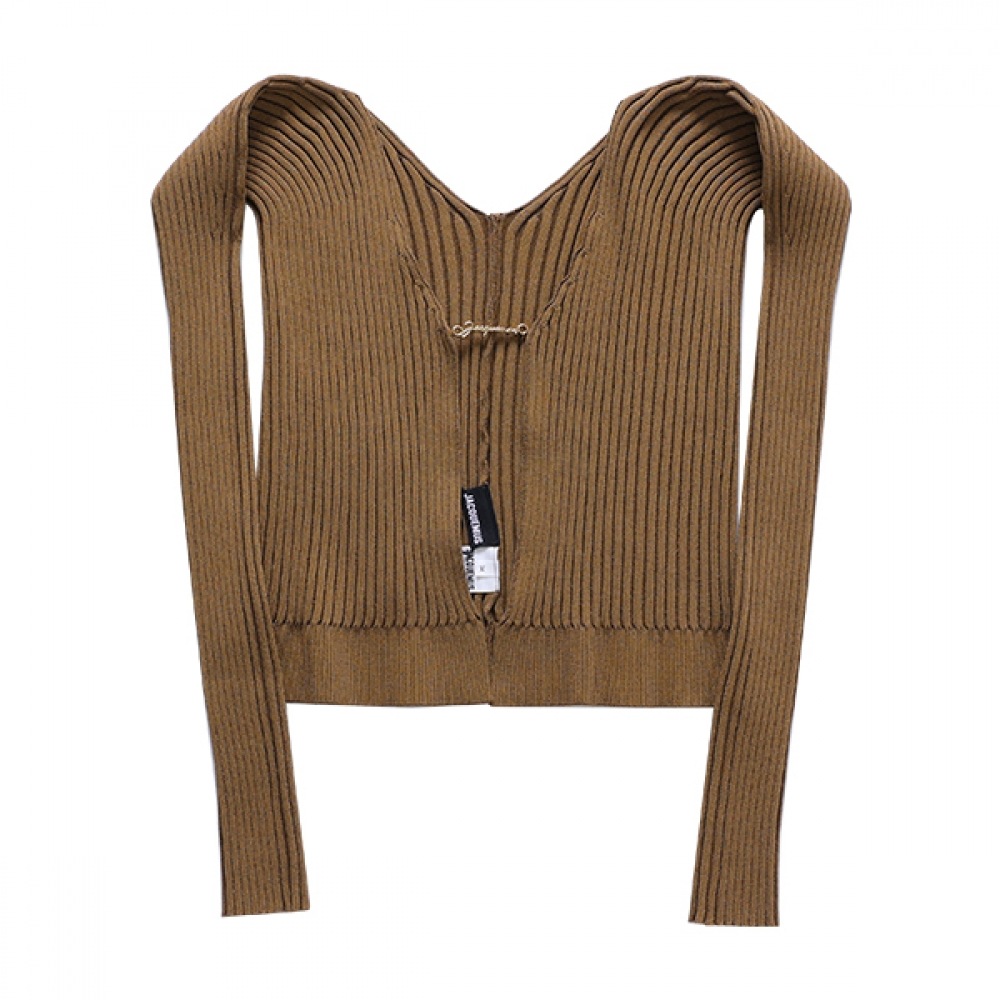 Jacquemus 223KN500-2190 850 ラマイユロゴチャームシームレスレディースカーディガン