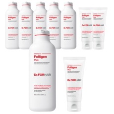 [2+1]【公式・正規品】 ポリジェン プラス 脱毛緩和シャンプー 500ml x 2p + 100ml, 1.1L