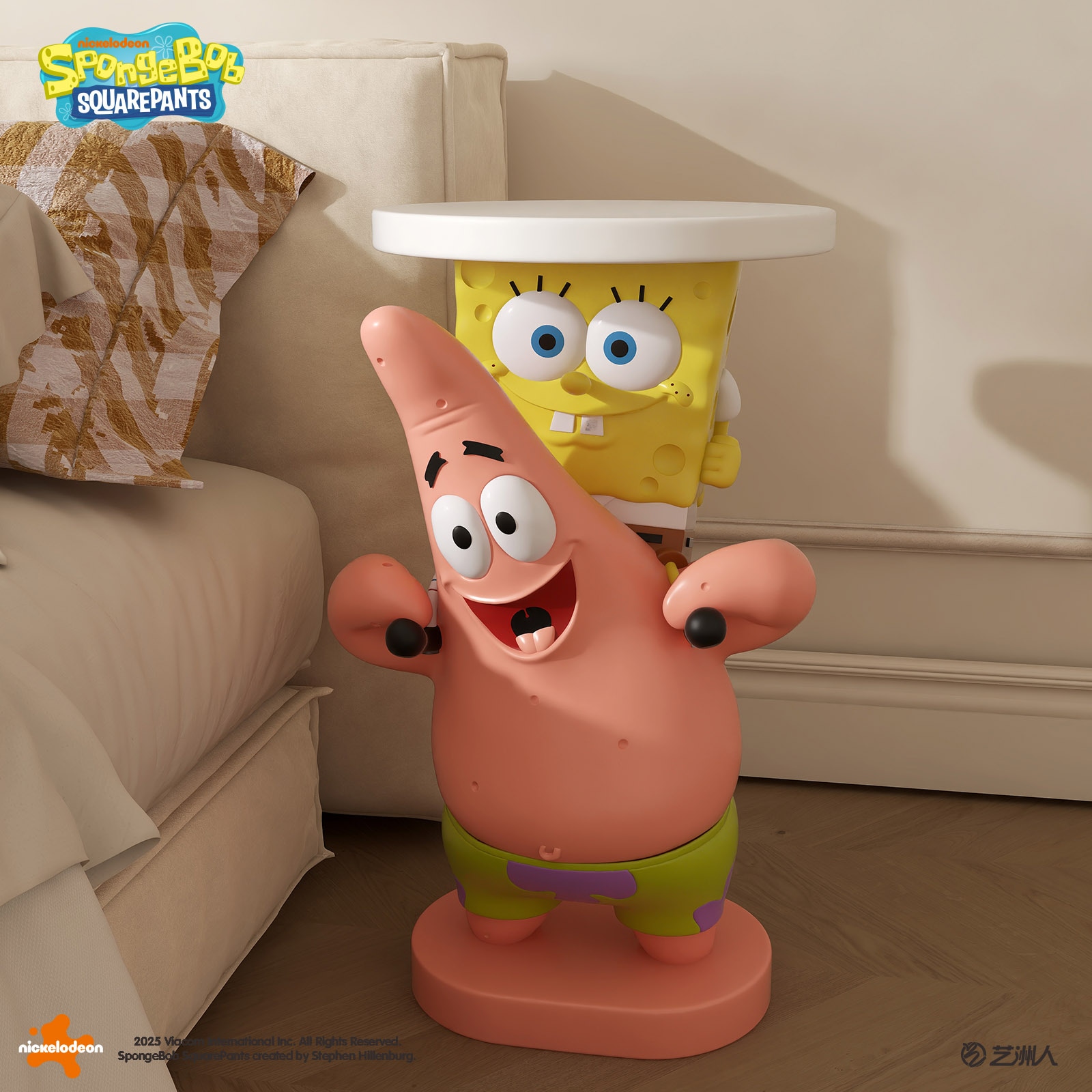 スポンジ ボブ パトリック スター イカルド ミスタークラブス テーブル 誕生日 プレゼント イカルド テーブルアクセサリー