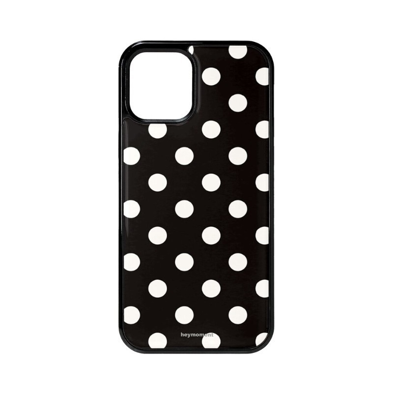 【Hey Moment】black dot iPhone Case