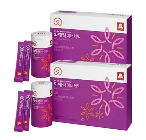 [120包] 和愛楽 イナーゼティック 紅参ゼリー(15g*60包*2セット)