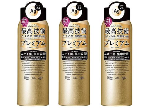 MP セット販売 資生堂 エージーデオ24 プレミアム デオドラントスプレーDX 無香性 LL (180G)×3個セット 制汗剤 AGデオ24 【医薬部外品】
