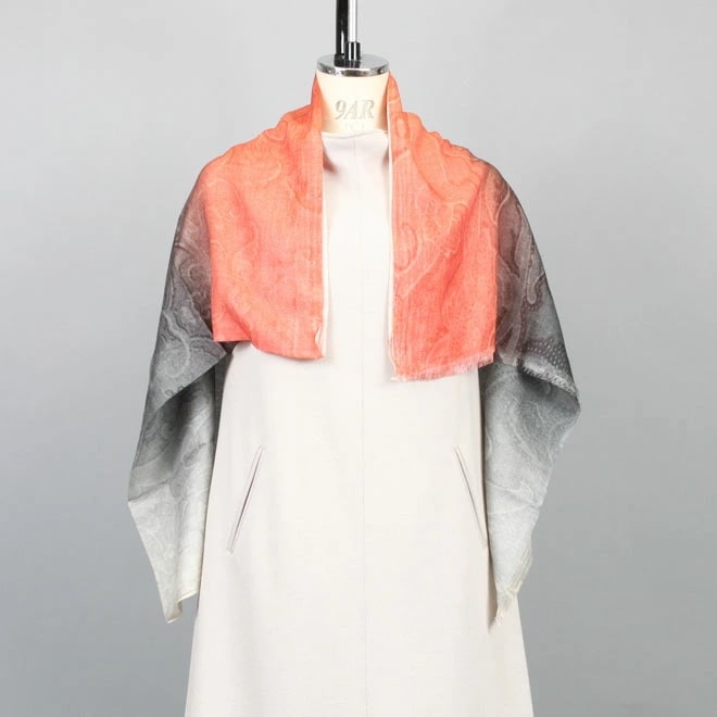 インド製 カシミヤ・シルク混 ストール レディース ギフト プレゼント