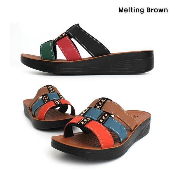 女性夏のカジュアルストラップスリッパ 3.5cm 4,358円