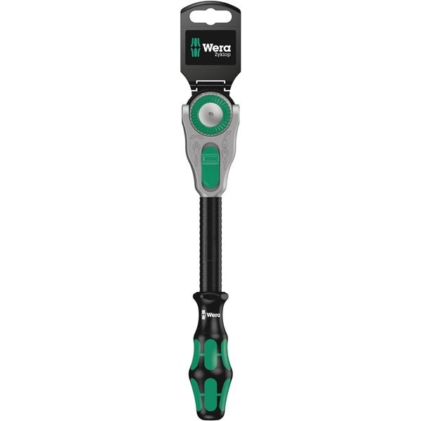 WERA ヴェラ 差込1/2DR Zyklopラチェットハンドル 72ギア 全長277mm 073262 工具 ツール DIY 作業工具 道具