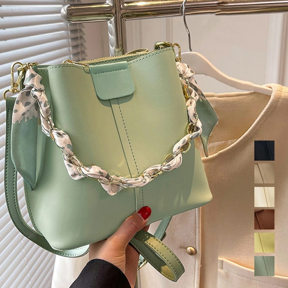 ショルダーバッグ 斜めがけ バケツバッグ(T)