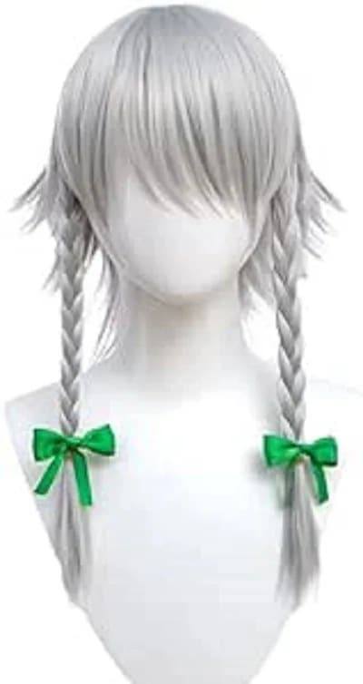 十六夜咲夜 コスプレ ウィッグ ウィッグネット付き クリスマス ハロウィン 文化祭
