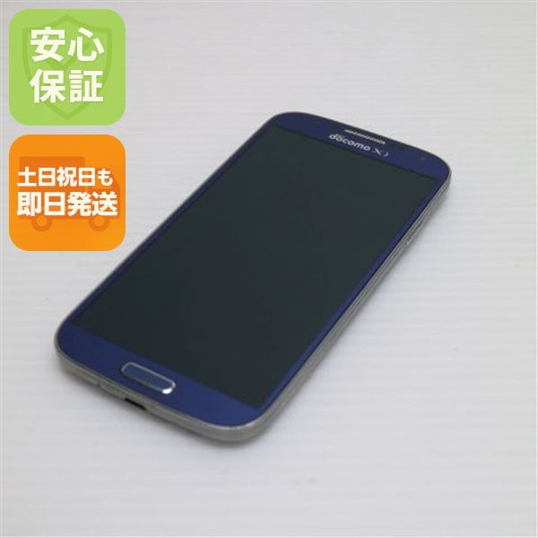 美品 SC-04E GALAXY S4 ブルー スマホ 75