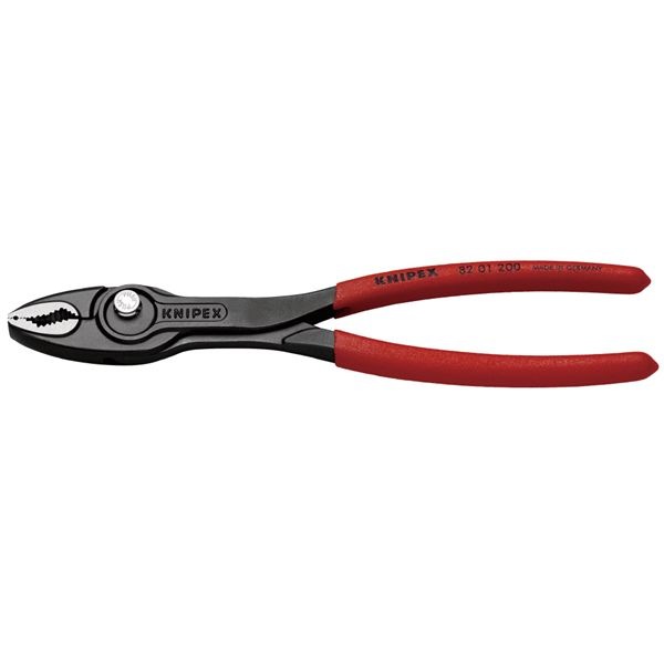 KNIPEX クニペックス スリップジョイントプライヤー ツイングリップ プラスチックコーティング 全長200mm 8201-200 工具 ツール