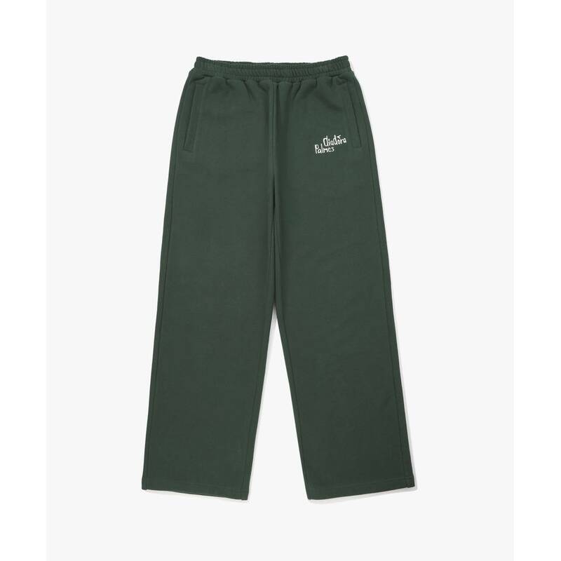 [ディアドラ diadora by PALMES] ロゴがアクセントのスウェットパンツ GREEN D6123LFP92GND 417939