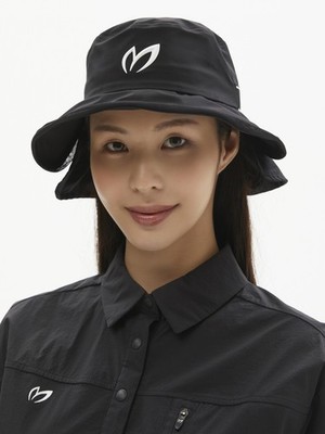 正規品 MASTER BUNNY EDITION レディース バックシャーリングロゴテープストリングバケットハット