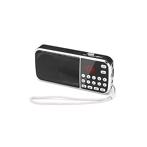 Gemean J-189 USB 小型 ラジオ 充電式 bluetooth ポータブル ワイド fm am 携帯 ラジオ ミニ懐中電灯付き 対応 AUX SD MP3