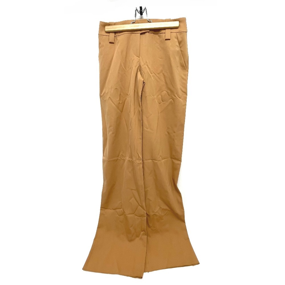 パンツ ワイドパンツ レディース ボトムス ウール ブラウンベージュ