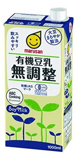 マルサン 有機豆乳無調整 1000ML6本のサムネイル