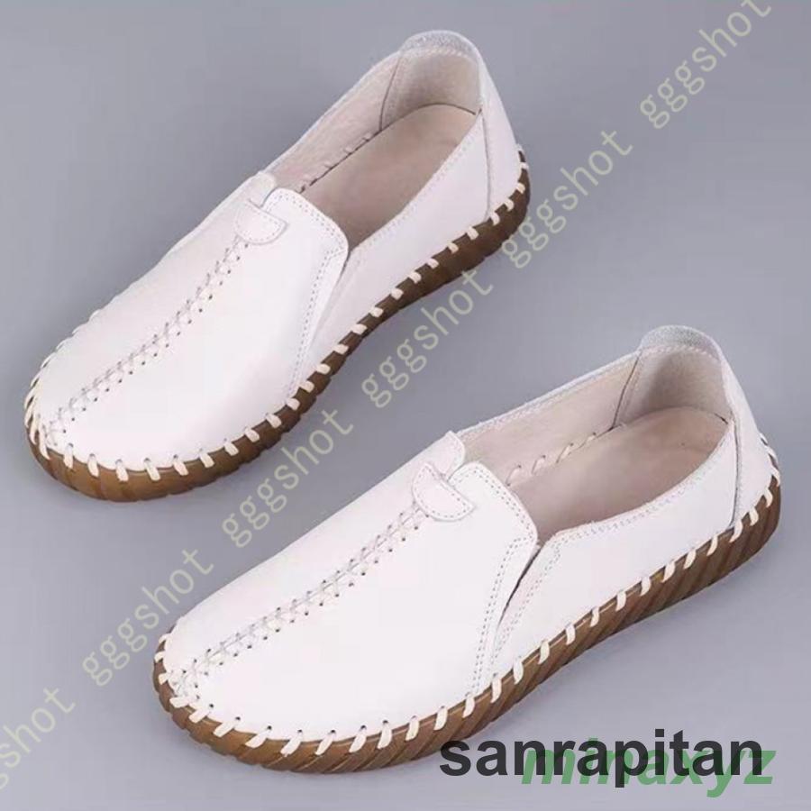 レディース スリッポン 厚底 幅広設計 ウォーキングシューズ コンフォートシューズ 本革 痛くない おしゃれ レザースニーカー ローカット 紐無し 疲れにくい