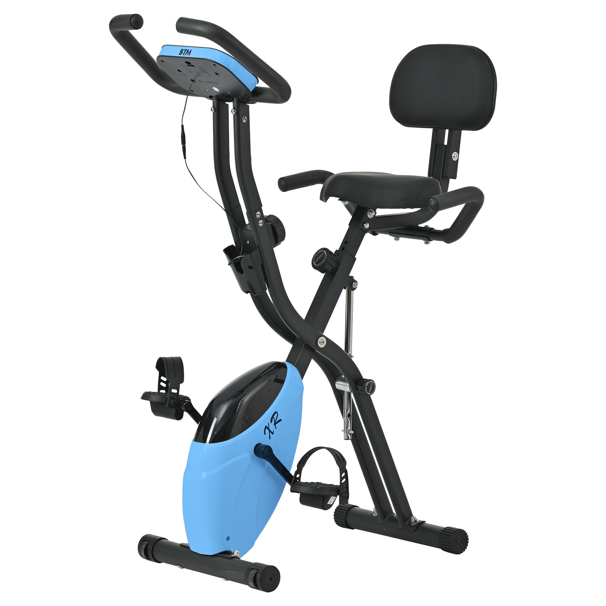 【国内出荷 - 3日配達】フィットネスバイク 折りたたみ 静音 背もたれ 1年安心保証 連続使用 ダイエット器具 室内運動 エクササイズバイク