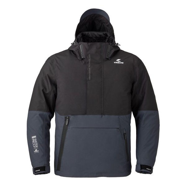 バイク用 モトレック オールシーズンパーカ アッシュ ネイビー/ブラック/Mサイズ RSJ733NV91M