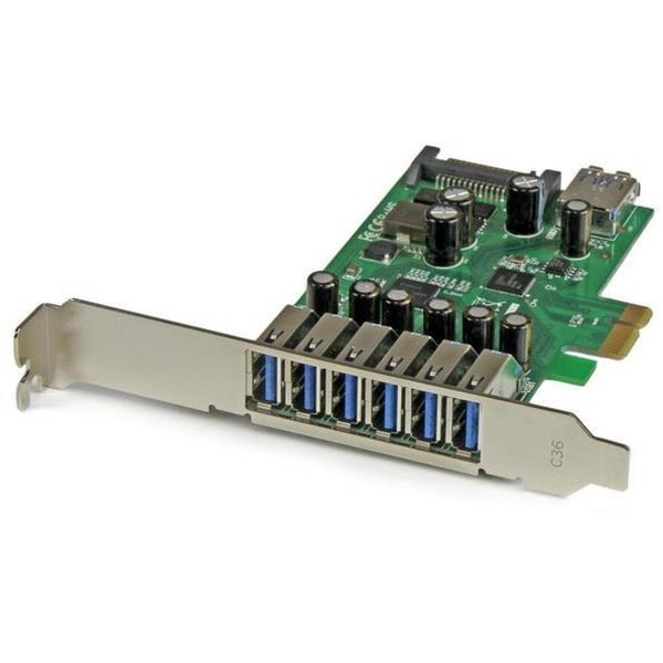 PEXUSB3S7 [USB 3.0 7ポート増設PCI Expressインターフェースカード 標準&ロープロファイル対応]