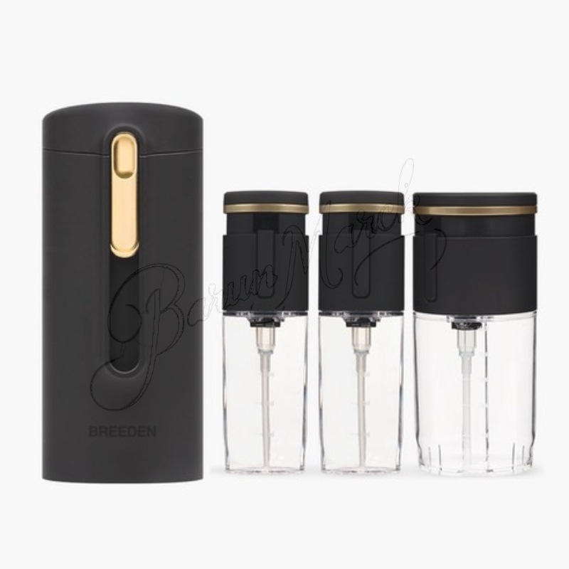 トラベルボトル 携帯用 オールインワン ディスペンサー 旅行 化粧品 空き瓶 ボトルセットブラック1個 5,871円