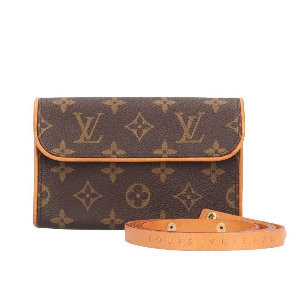ルイヴィトン ポシェットフロランティーヌ モノグラム ウエストバッグ モノグラムキャンバス M51855 ブラウン LOUIS VUITTON 中古