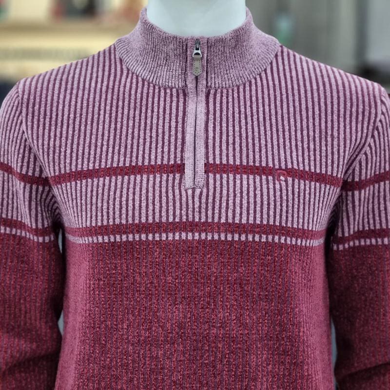 カラーブロックシェニールハーフジップセーターPPKR490578_SH