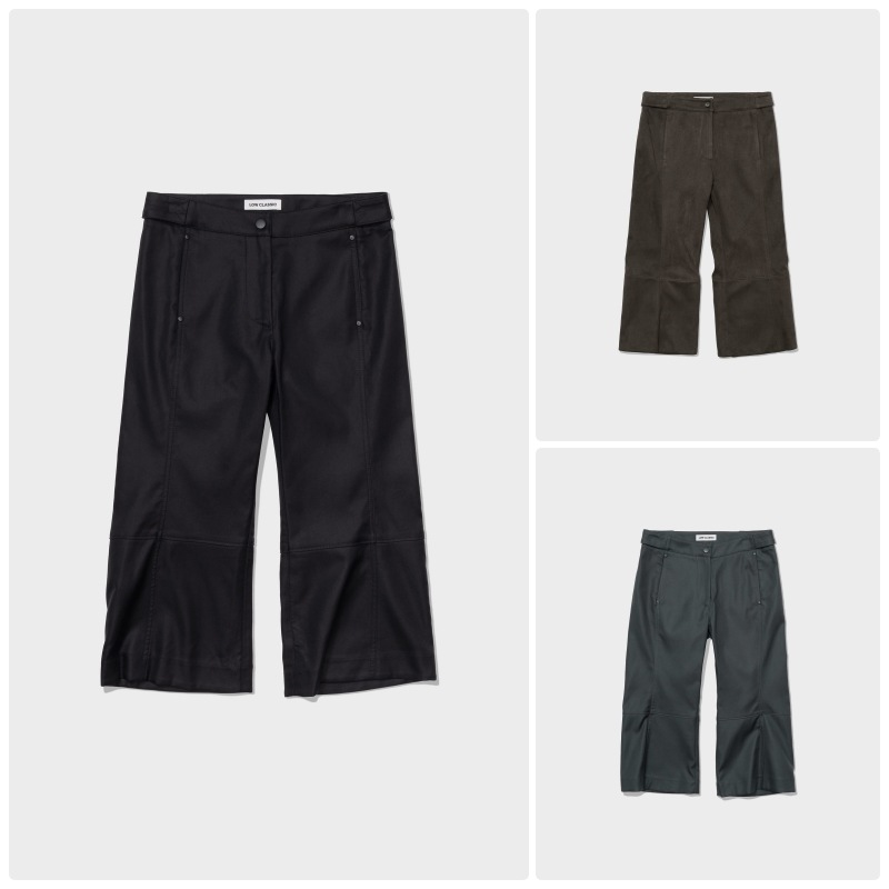 【LOW CLASSIC】25FW CAPRI PANTS : 3COLORS
