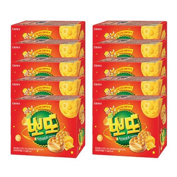 OF1O3POQ크라운 뽀또 치즈타르트 10개 간식