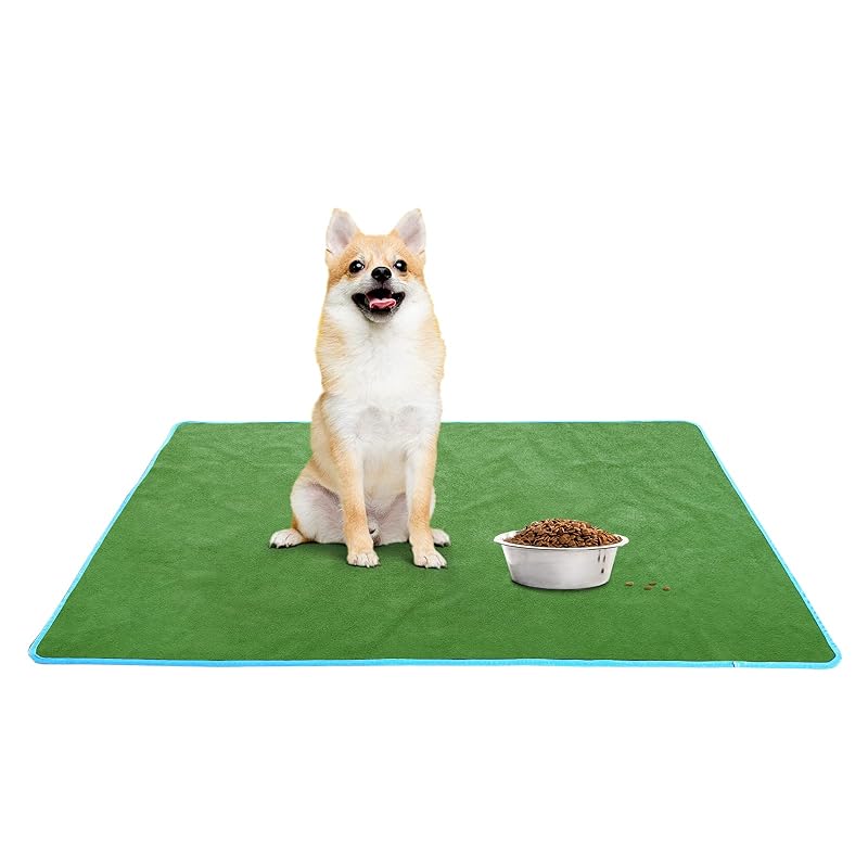 TiTiSNUGY 洗えるペットシーツ 犬 猫 ペット用ベッドマット おしっこマット 下敷きペットマット 繰り返し利用 洗濯機で丸洗い 介護シーツ おしっこパッド 漏れ防止 滑り止め 大判サイズ 床保