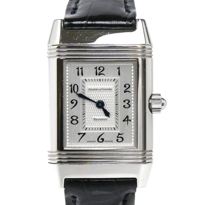 JAEGER-LECOULTRE ジャガー・ルクルト レベルソ デュエット ダイヤベゼル 腕時計 手巻き 266.8.44 レディース 中古
