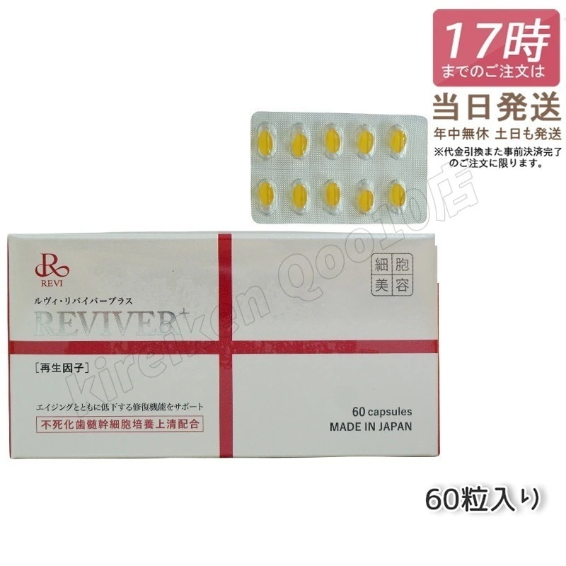 REVI ルヴィ リヴァイバープラス 60粒入り（1日1錠) サプリメント