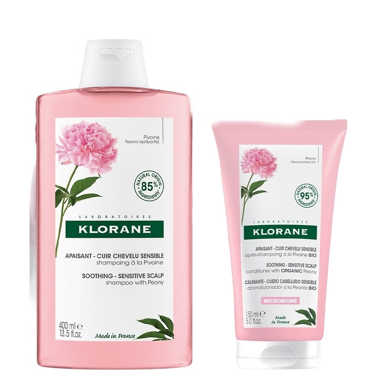 【クロラン】ピオニーシャンプー400ml＋頭皮パック150mlセット（敏感頭皮＆頭皮鎮静）