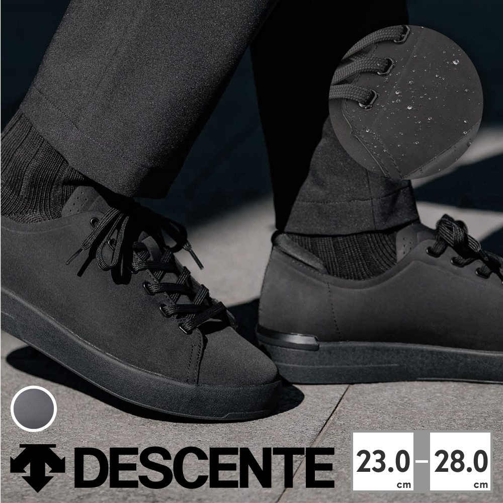 DESCENTE スニーカー メンズ レディース ウェイサー ローカット DEDM1VJC20 デサント Wayser LO レインシューズ 防水 厚底