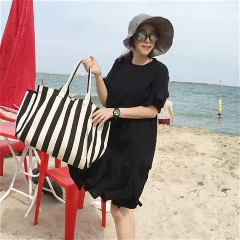 レディース ワンピース 膝丈 半袖 フリル袖 クルーネック フレア フェミニン かわいい 大人可愛い きれいめ シンプル カジュアル 上品 おしゃれ エレガント ラブリー キュート ロマンティック